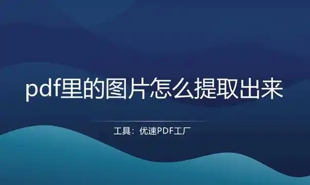 pdf里的图片怎么提取出来?