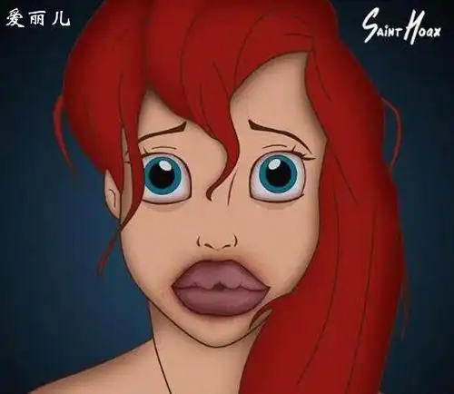 迪士尼公主挑战"爆裂嘴唇",这可能是一件毁童年的事情!