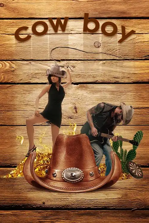 西部牛仔主题海报