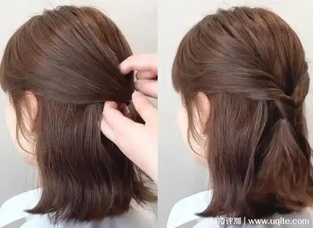 4款简单实用短发扎头发型