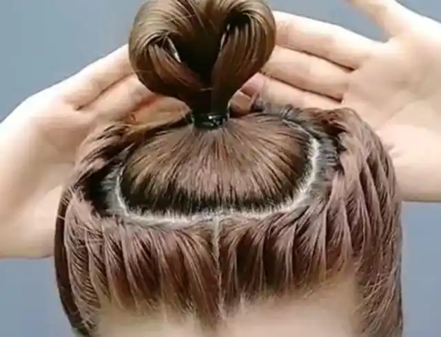 原来头顶的小揪揪还能这样扎,纹路清晰!
