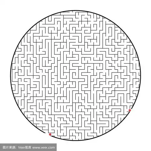复杂的迷宫游戏,为孩子和