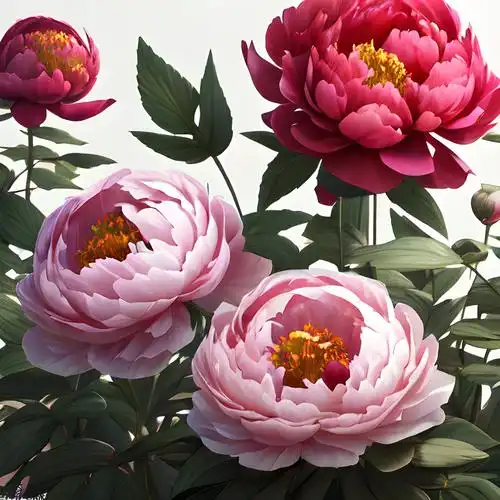 头像牡丹花朵图片