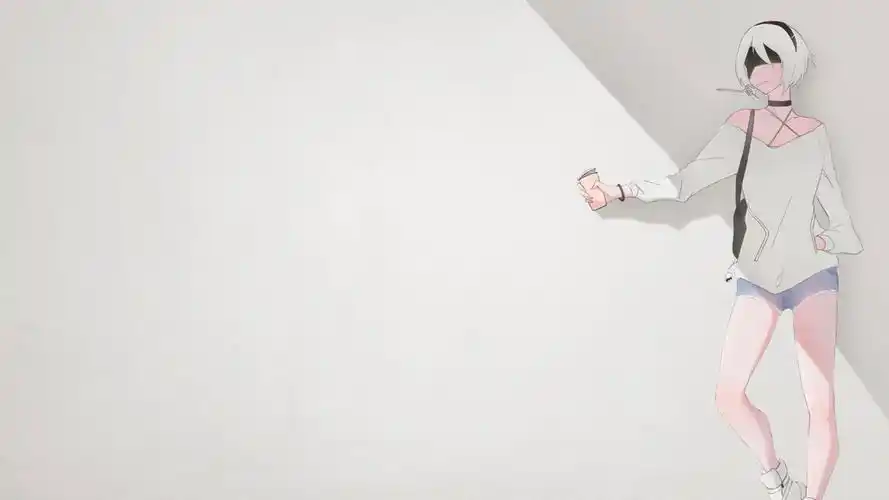 有没有好看的白色系动漫壁纸