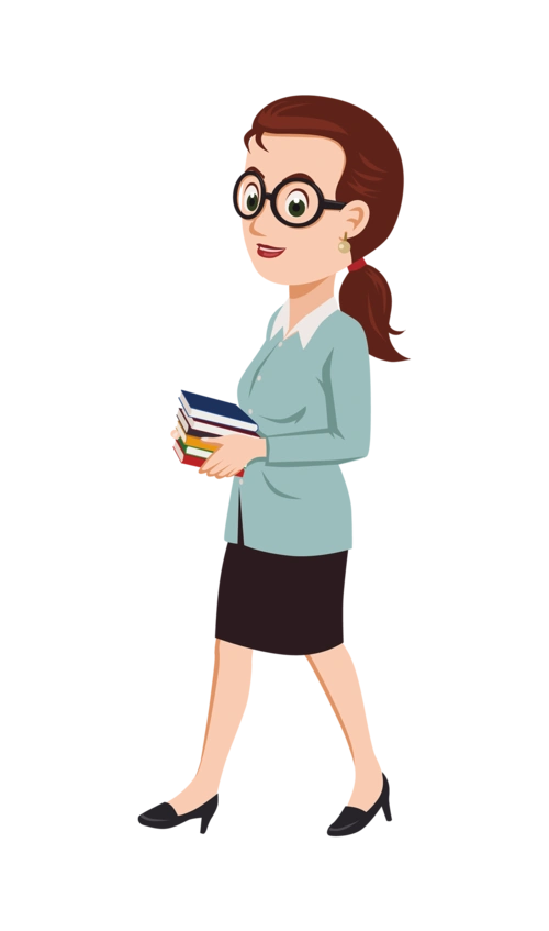 卡通女教师图片