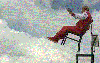 65岁老爷爷悬崖边上耍杂技,跪着看完!