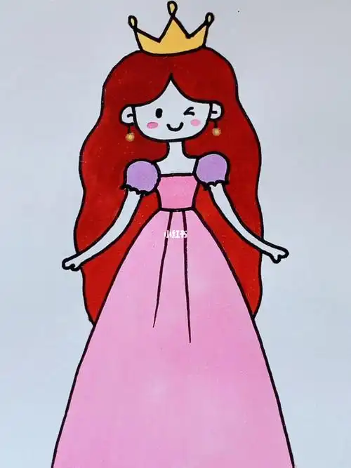 一起画可爱小公主