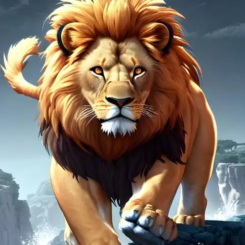 高清霸气狮子头像图片