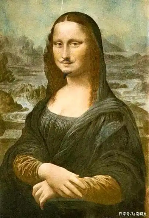12幅恶搞《蒙娜丽莎》的作品,第9幅画了胡子,卖出492万