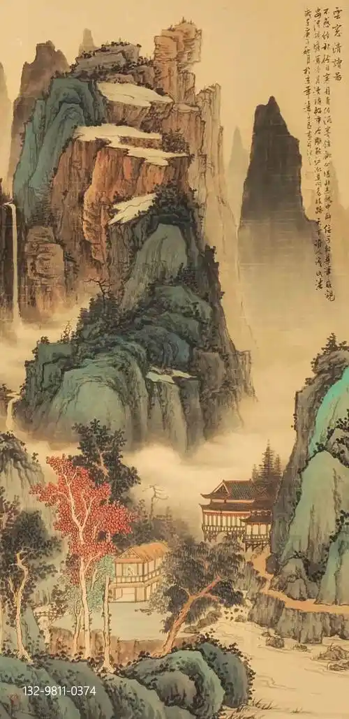 画家潘文良的山水画高华典丽恢弘磅礴