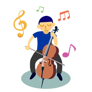 卡通大提琴图片大全