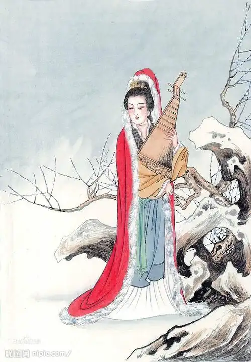 "沉鱼落雁;闭月羞花",里面的"落雁"知道是谁吗?_王昭君