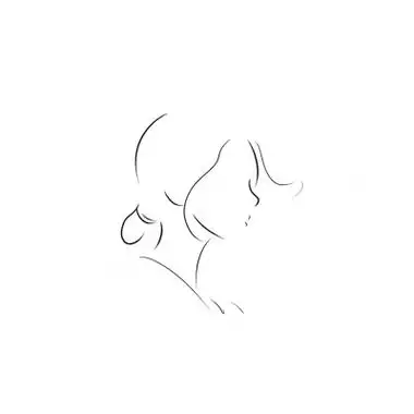 线条女头_女生头像_我要个性网