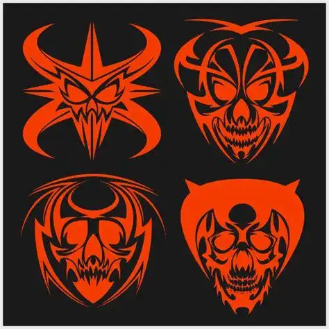 酷炫骷髅头特殊符号图案骷髅头纹身图案大全2022已更新今日图集