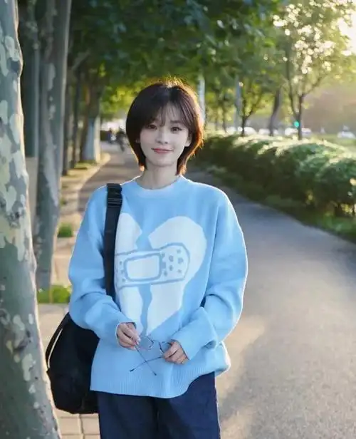 韩系短发发型图片女减龄2022锁骨发(秋季流行减龄帅气圆脸显脸小)