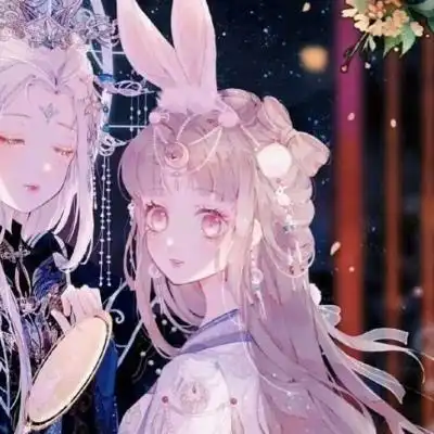 苏柒绝美惊艳的古风动漫闺蜜头像