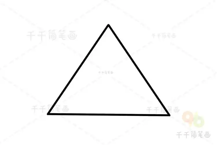 形状变变变 用三角形画灯_神奇画简笔画