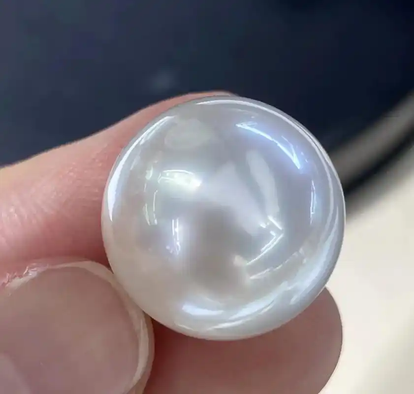 17-18mm日本"凤凰"大证澳白珍珠裸珠 - 抖音
