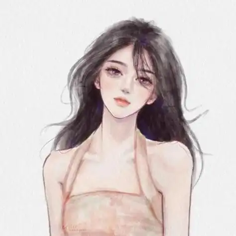 头像手绘水彩女生头像甜美女生头像闺蜜头像古风头像腾讯新闻