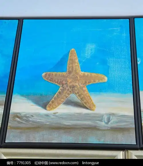 立体油画海星