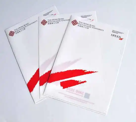 香港理工大学 标准a4彩印文件夹
