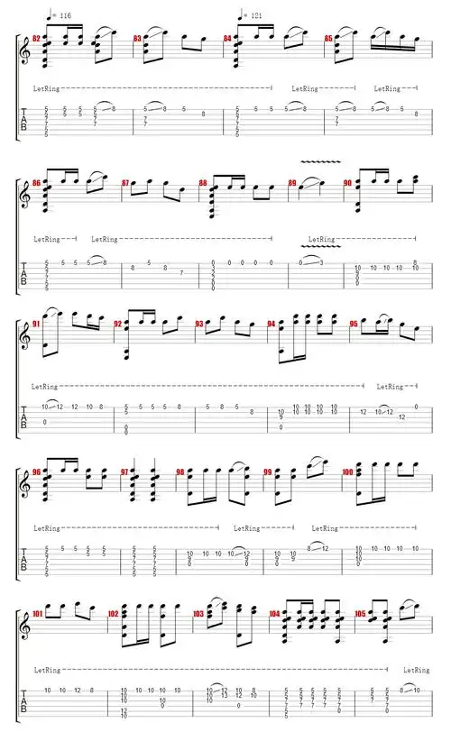 【彝族舞曲--cat吉他谱】_gtp六线谱_gtp总谱-爱弹琴乐谱网