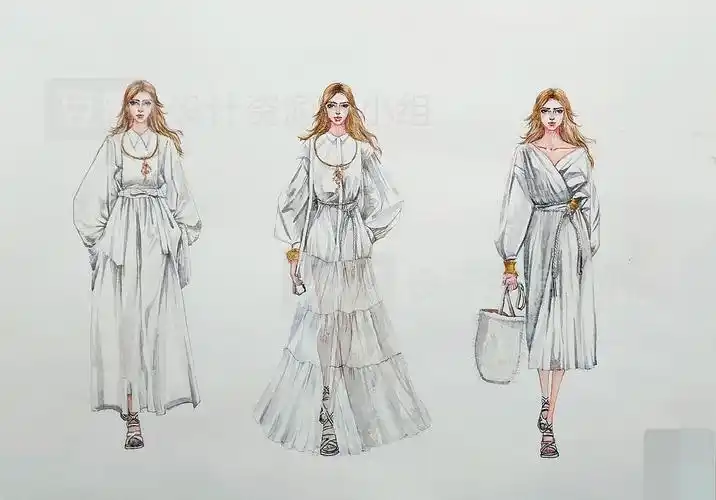 服装设计之手绘效果图