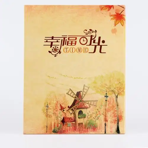 新款7寸相册200张塑封影集插页式儿童相册本影楼宝宝成长纪念册