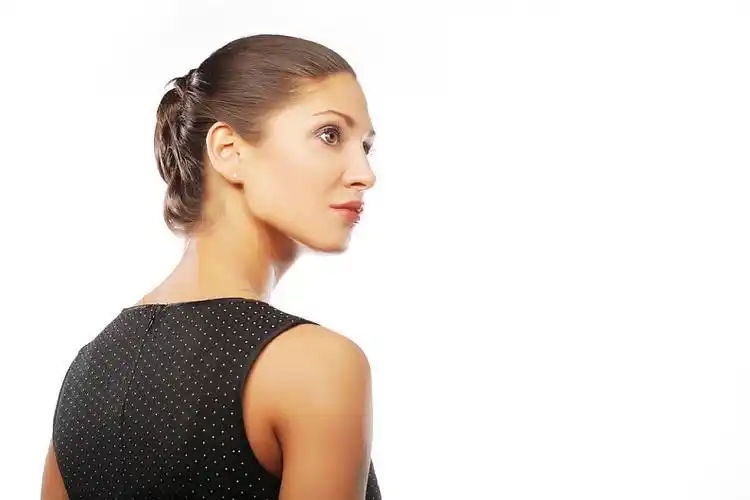 女性,脸,侧面,化妆,发型,美女_高清图片_全景视觉