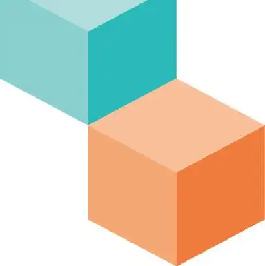 彩色立体矩形立方体 - 包站长