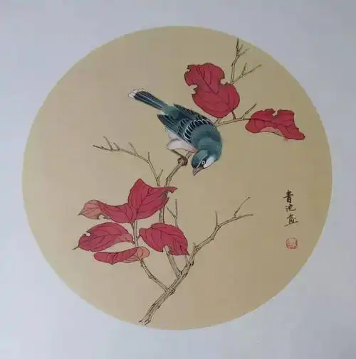 花鸟小品50幅,清新动人!_工笔画