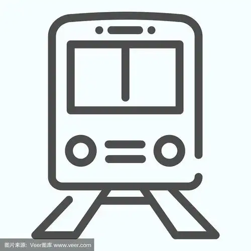 地铁,绘画插图,白色,轮廓,火车