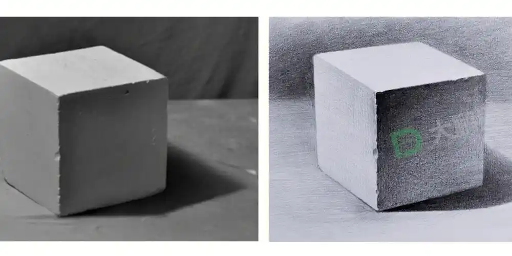 素描基础课第三节正方体