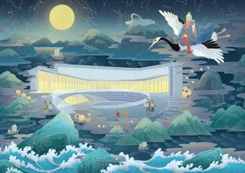 这些中国风插画及视觉应用 太亮眼了