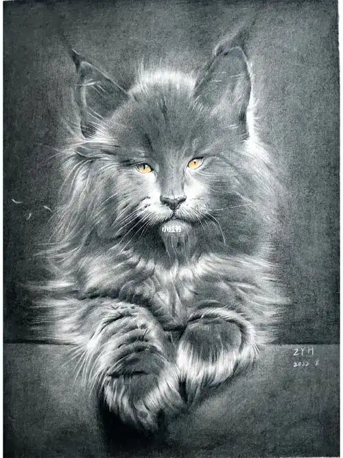 精细素描临摹作品7