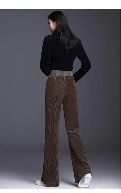 黑裤子换了吧,今年流行这女裤,叫阔腿裤,不贵,人人买得起