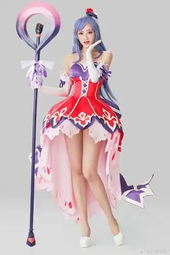 kpl解说cos四大美女琪琪仿佛西施本施惊艳