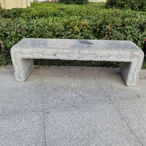 广场长方形石坐凳 户外大理石石坐凳 园林公园石坐凳 批发出售