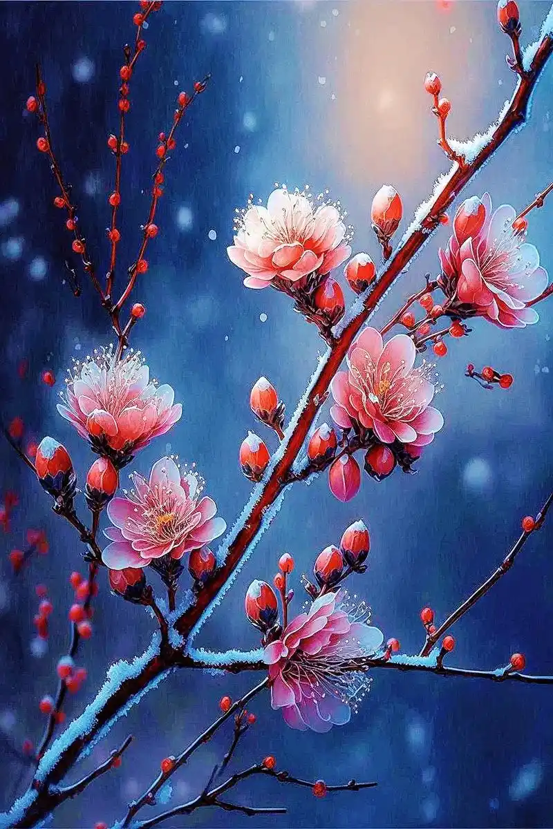 梅花的花语是坚强,高雅,风骨俊傲,不趋荣利,梅花凌霜斗雪,迎 - 抖音