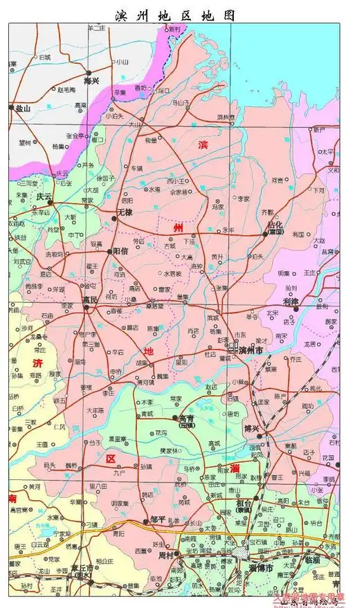 滨州交通地图全图查询