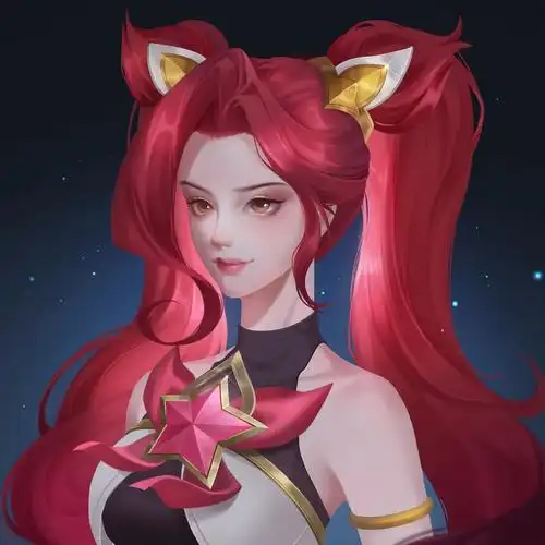 【头像练习】星之守护者金克丝