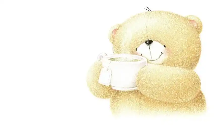 可爱的小熊电脑桌面壁纸下载