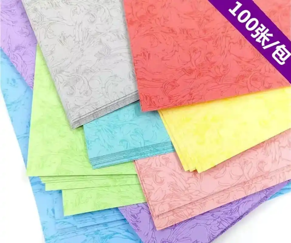 180克a4 彩色平面凤尾纹封面纸装订封皮纸标书封面纸 - 抖音