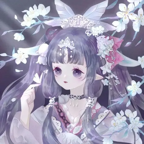 动漫闺蜜头像错过落日余晖还可以期待满天繁星