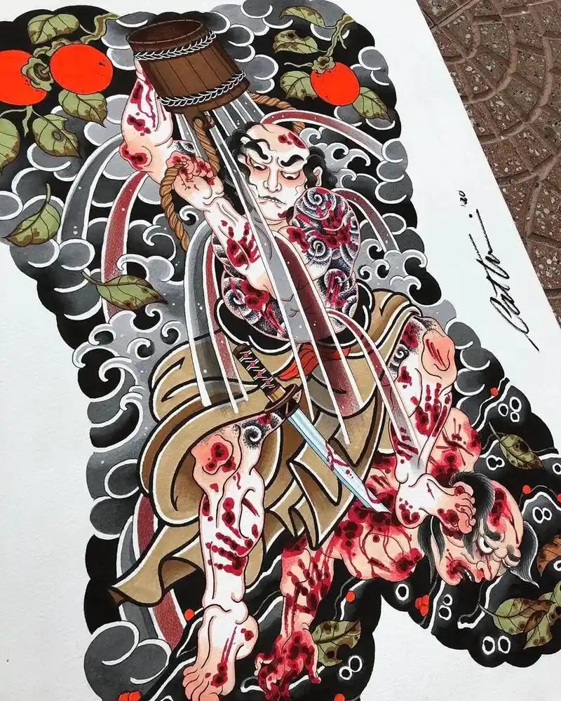 老传统纹身图案分享 - 抖音