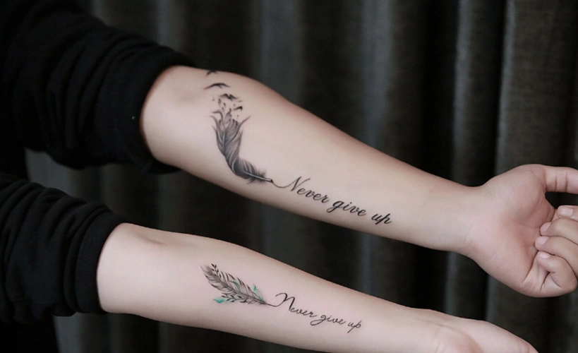 最火的情侣纹身图案设计个性情侣纹身图案11