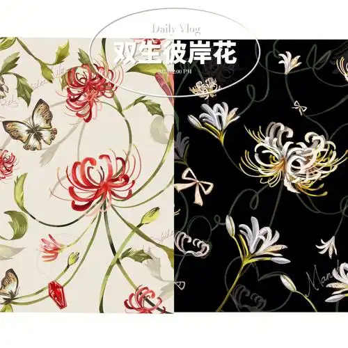 双生彼岸花花叶永不相见待约