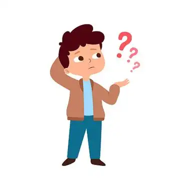 疑问小人问号小人疑问小人思考问题小人儿童png素材