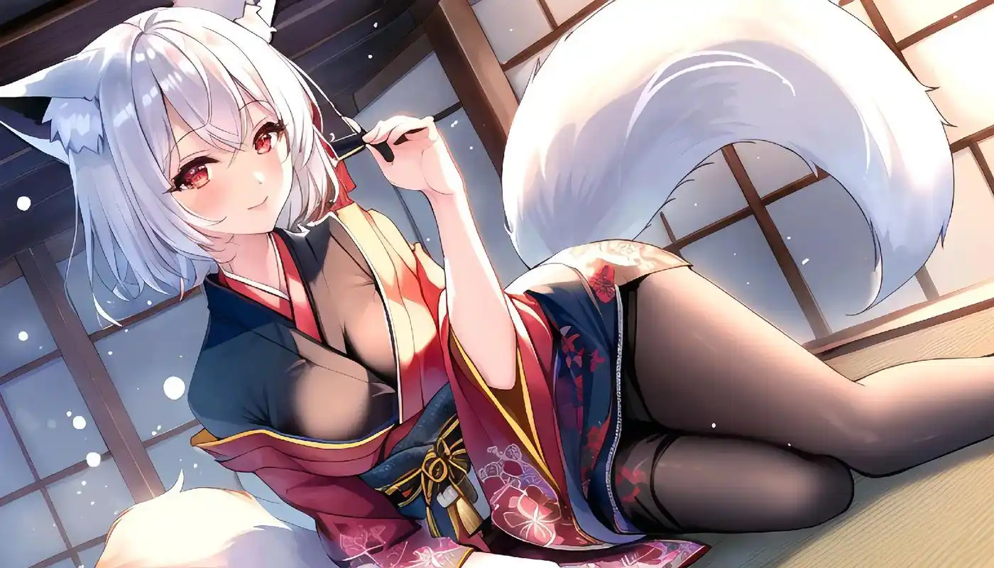 九尾妲己.新壁纸小狐狸#二次元 #动漫 #动漫推荐 #国漫  - 抖音