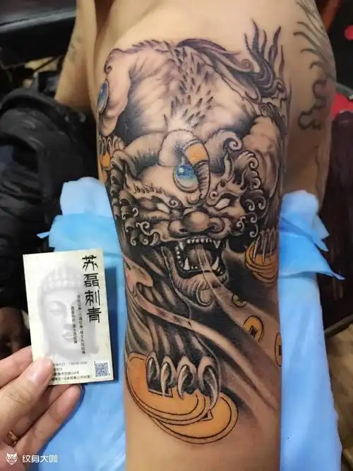 貔貅_纹身图案手稿图片_苏磊的纹身作品集
